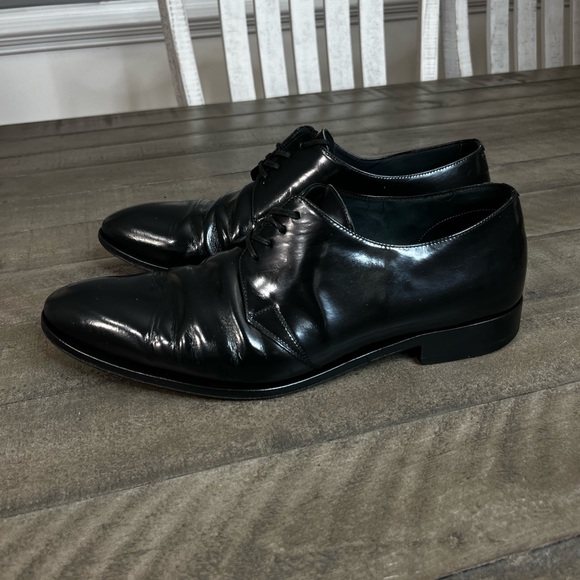 Dior Homme Leather Derby Dress Shoes Sz 10 - Picture 2 of 5